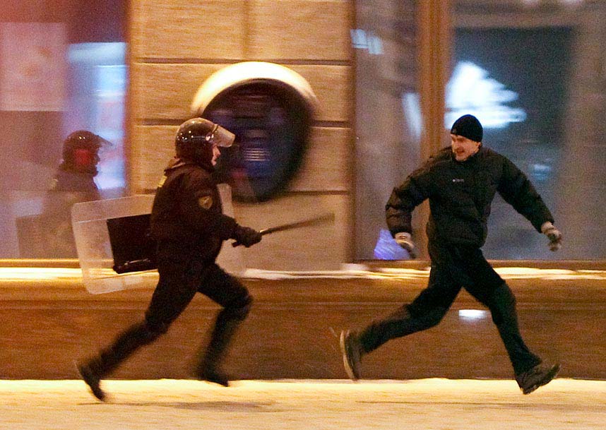 Акция оппозиции в Минске