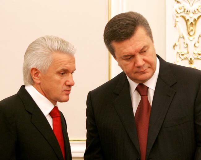 Виктор Янукович Владимир Литвин Viktor Yanukovych Volodymyr Lytvyn