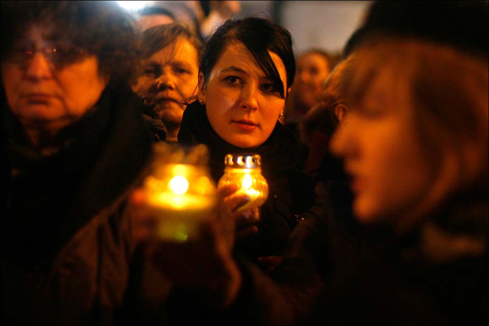 Жители Польши почтят память погибших в катастрофе Ту-154